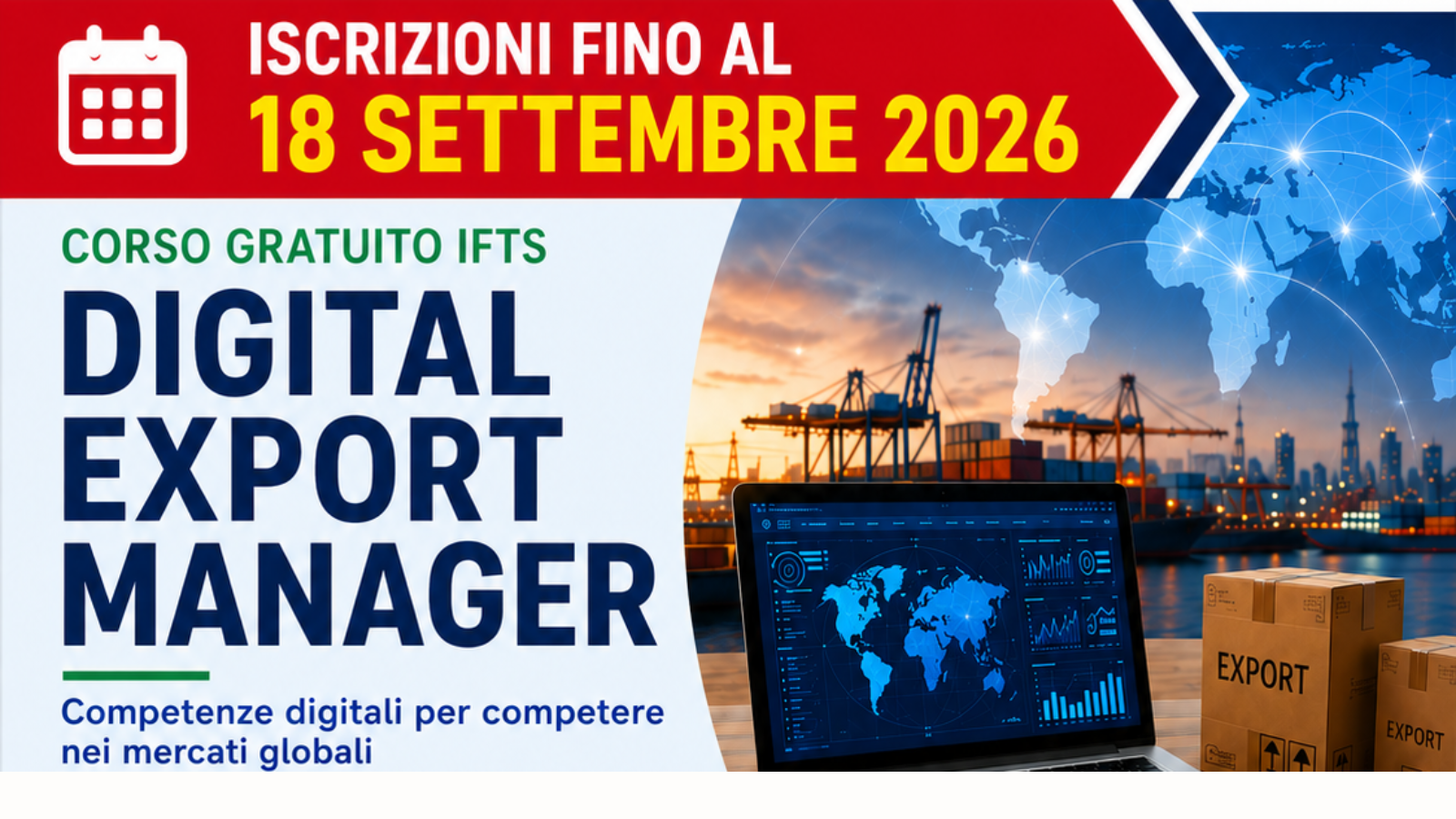 Bando IFTS Digital Export Manager: riapertura termini