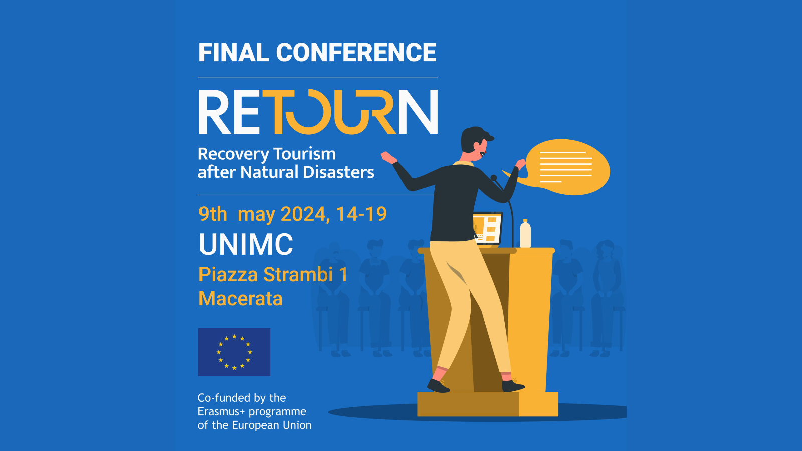 UniMC in prima linea sul turismo post disastro naturale: conferenza finale del progetto RETOURN 